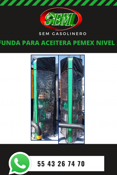 FUNDA PARA ACEITERA PEMEX NIVEL 2