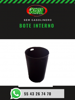 bote interno negro