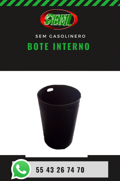 bote interno negro