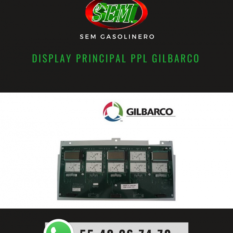 DISPLAY PRINCIPAL PPL GILBARCO