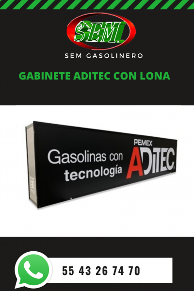 GABINETE ADITEC CON LONA