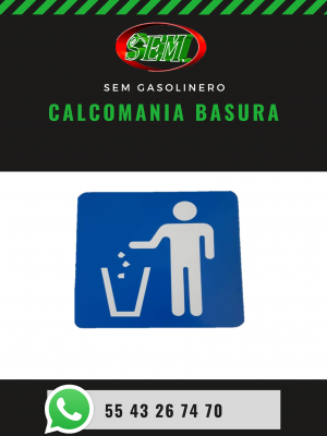 CALCOMANIA BASURA