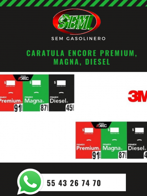 CARATULA ENCORE PREMIUM, MAGNA, DIESEL