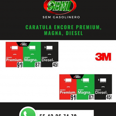 CARATULA ENCORE PREMIUM, MAGNA, DIESEL