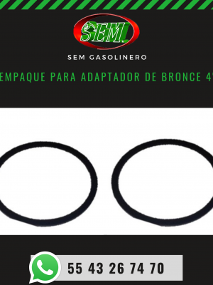 EMPAQUE PARA ADAPTADOR DE BRONCE 4