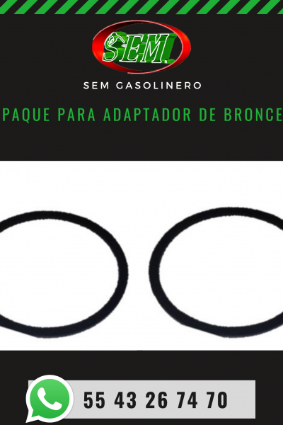 EMPAQUE PARA ADAPTADOR DE BRONCE 4