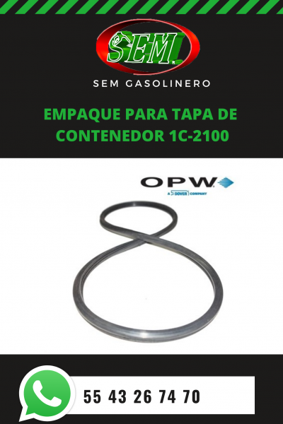 EMPAQUE PARA TAPA DE CONTENEDOR 1C-2100