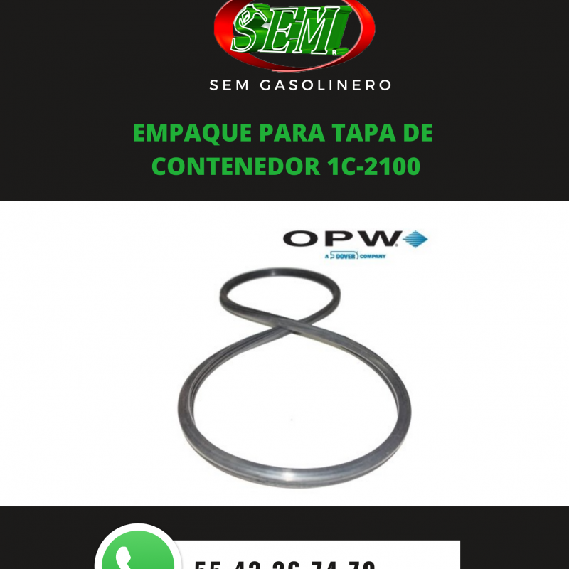 EMPAQUE PARA TAPA DE CONTENEDOR 1C-2100