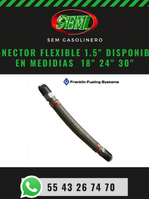 CONECTOR FLEXIBLE DE 1.5