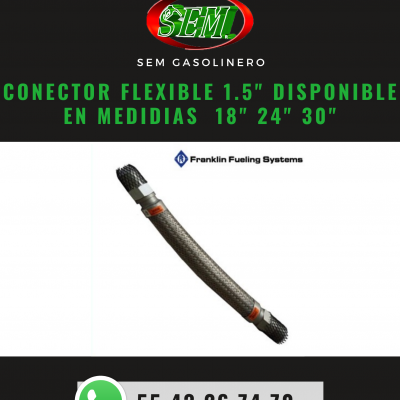 CONECTOR FLEXIBLE DE 1.5