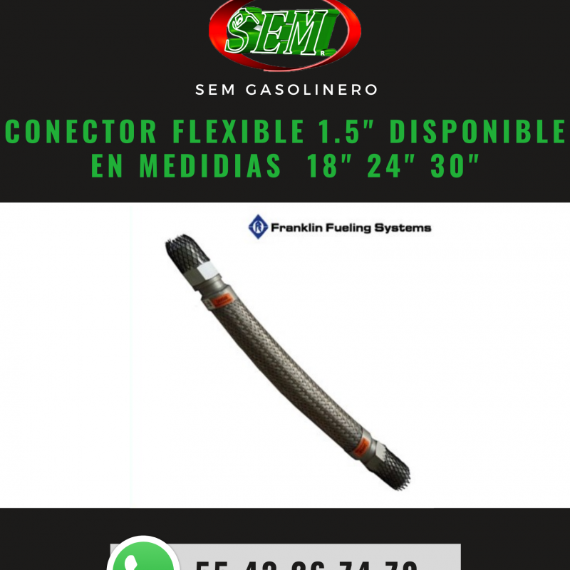 CONECTOR FLEXIBLE DE 1.5