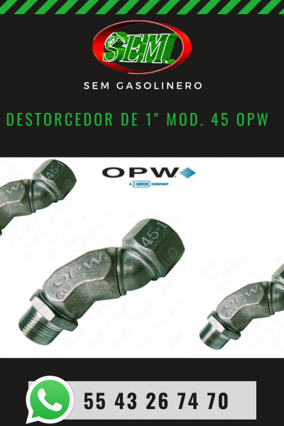 DESTORCEDOR DE 1" Mod 45