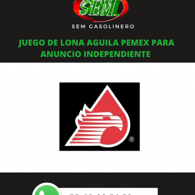 JUEGO DE LONA  PEMEX