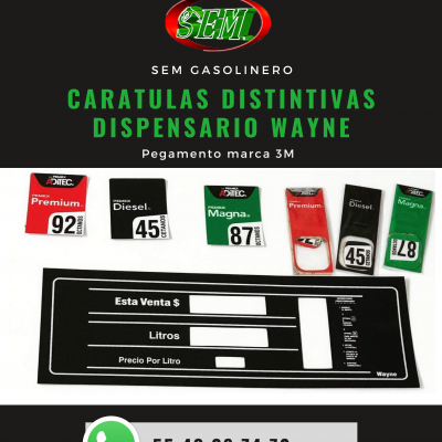 caratulas distintivas dispensario wayne