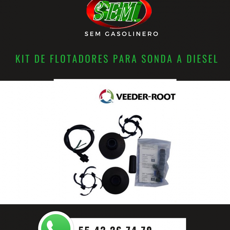 KIT DE FLOTADORES PARA SONDA A DIESEL