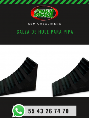 CALZA DE HULE PARA PIPA