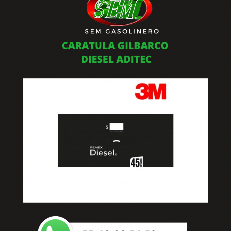 CARATULA GILBARCO DIESEL ADITEC