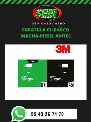 CARATULA GILBARCO MAGNA DIESEL ADITEC