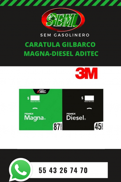 CARATULA GILBARCO MAGNA DIESEL ADITEC