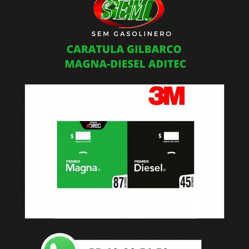 CARATULA GILBARCO MAGNA DIESEL ADITEC