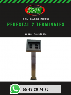 PEDESTAL 2 TERMINALES