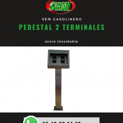 PEDESTAL 2 TERMINALES