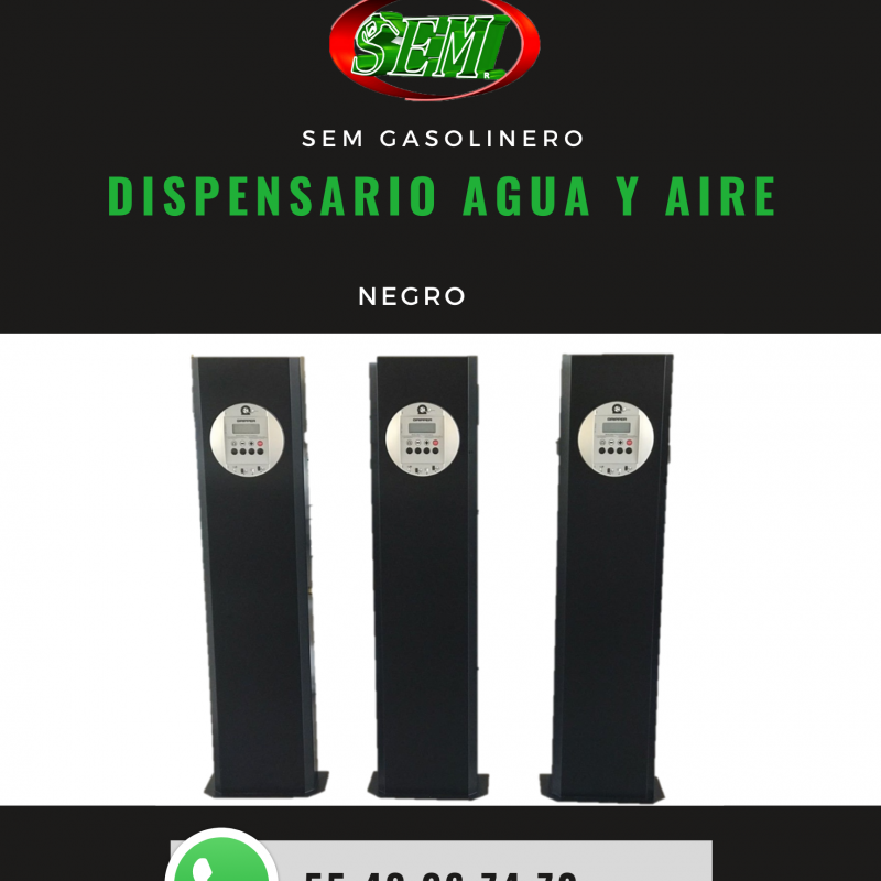 DISPENSARIO AGUA, AIRE NEGRO SIN ACCESORIOS