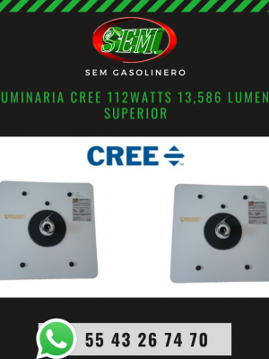 LUMINARIA CREE 112WATTS 13,586 LUMENS SUPERIOR