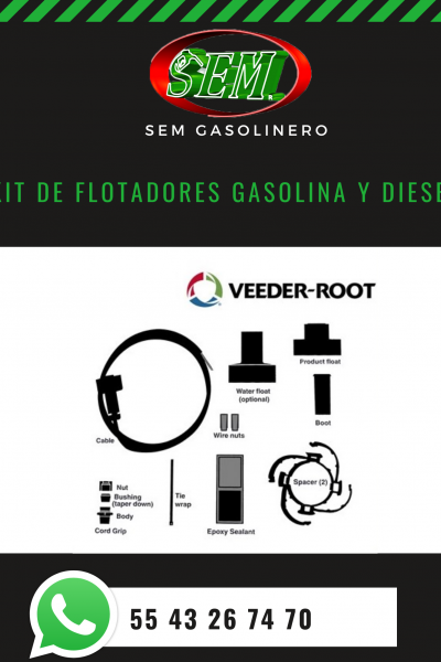 KIT DE FLOTADORES GASOLINA Y DIESEL