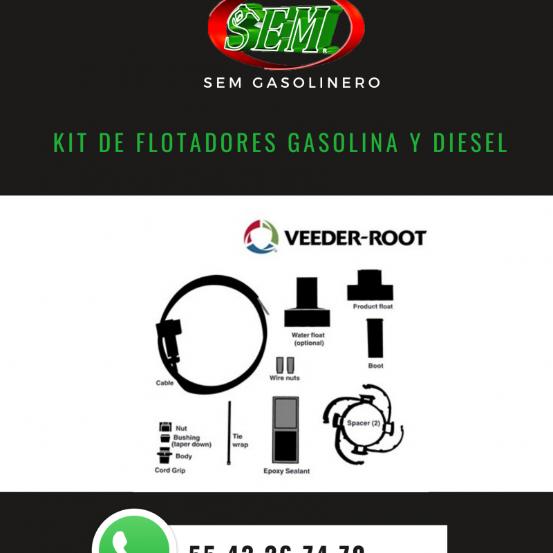 KIT DE FLOTADORES GASOLINA Y DIESEL