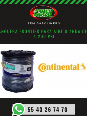 MANGUERA FRONTIER PARA AIRE O AGUA DE 1-4 200 PSI