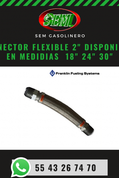 CONECTOR FLEXIBLE DE 2