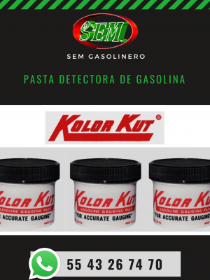 PASTA DETECTORA DE GASOLINA