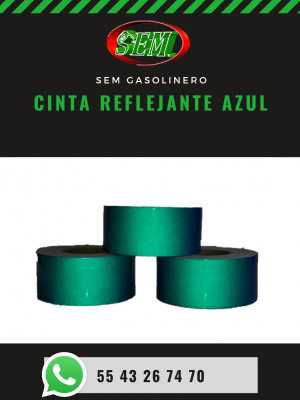 CINTA REFLEJANTE AZUL