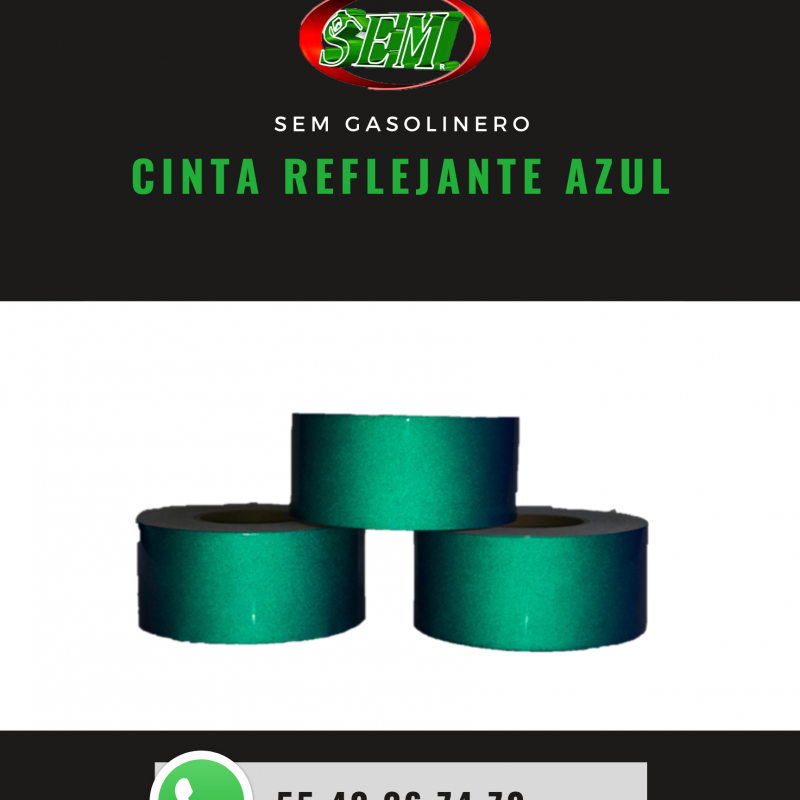 CINTA REFLEJANTE AZUL