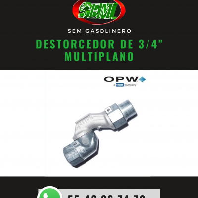 DESTORCEDOR DE 3/4 MULTIPLANO