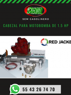 CABEZAL PARA MOTOBOMBA DE 1.5 HP