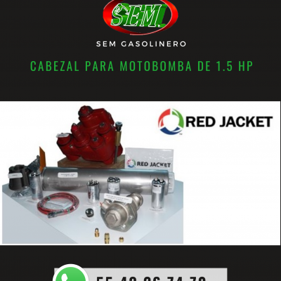 CABEZAL PARA MOTOBOMBA DE 1.5 HP