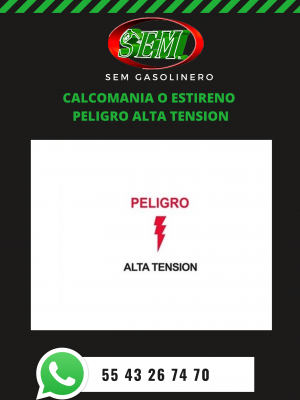 PELIGRO ALTA TENSION