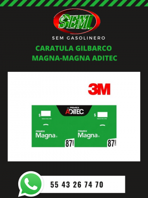 CARATULA GILBARCO MAGNA MAGNA ADITEC