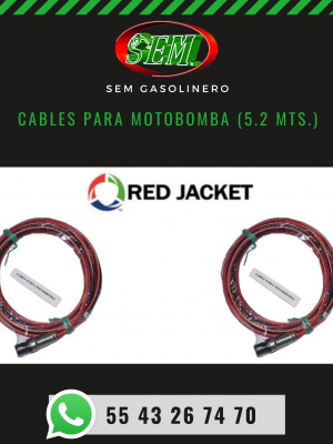 CABLES PARA MOTOBOMBA (5.2 MTS.)