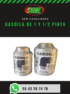 GASOILA 1 Y 1/2 PINTA