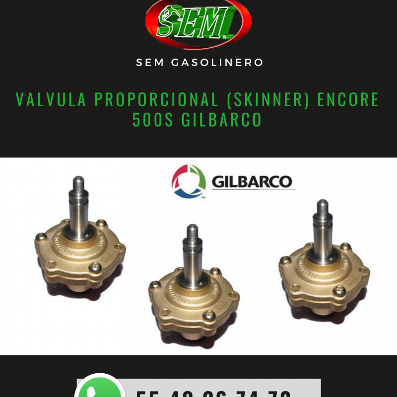 VALVULA PROPORCIONAL (SKINNER) ENCORE 500S GILBARCO