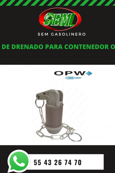 KIT DE DRENADO  CONTENEDOR OPW