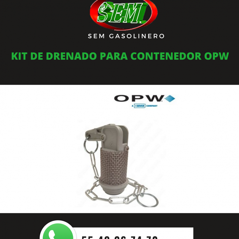 KIT DE DRENADO  CONTENEDOR OPW