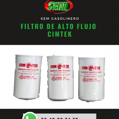 FILTRO DE ALTO FLIJO CIMTEK