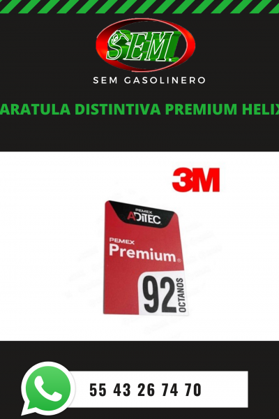 CARATULA DISTINTIVA PREMIUM HELIX