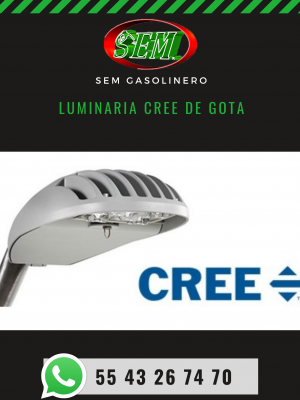 LUMINARIA CREE DE GOTA