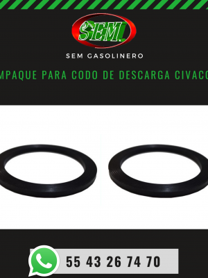 EMPAQUE PARA CODO DE DESCARGA CIVACON