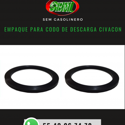 EMPAQUE PARA CODO DE DESCARGA CIVACON